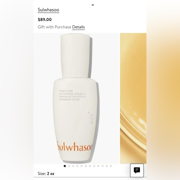 NEW 4xSulwhasoo First Care Activating Serum VI 8ml (sample size) - Picture 4 of 4